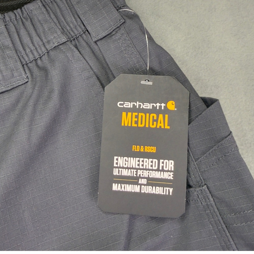 Carhartt Rugged Flex RSCU Modern Ripstop Cargo Pants Womens Large Regular Grey - Picture 2 of 11